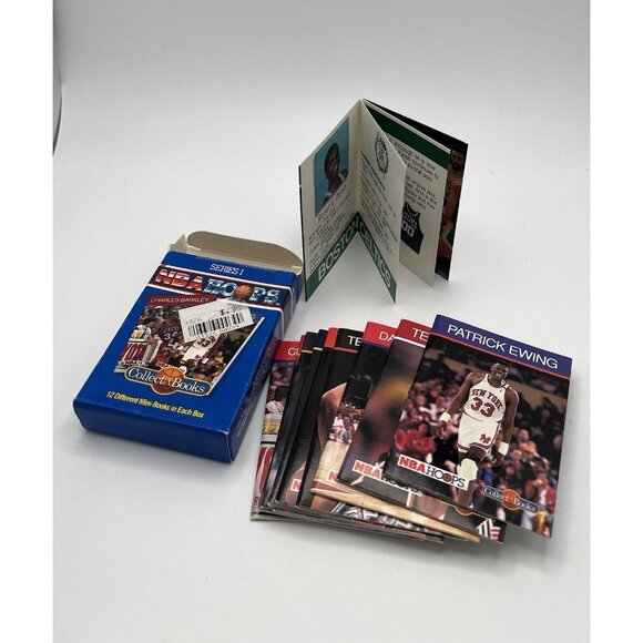 1990 NBA HOOPS Collect-a-Books Series 1 12 Cards Set # 2 Barkley / Ewing Sports - Picture 1 of 5